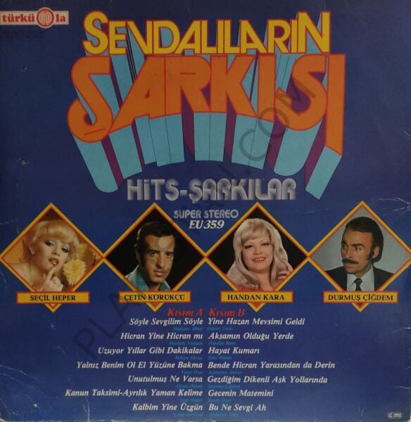 Sevdalıların Şarkısı Hits Alman Baskı LP