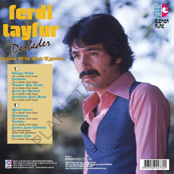 Ferdi Tayfur Derbeder LP Plak