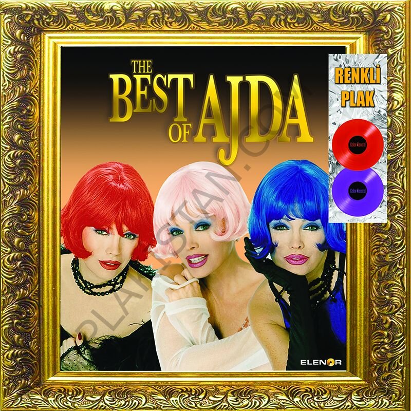 Ajda Pekkan The Best of Ajda Pekkan 2 Renkli LP PLAK