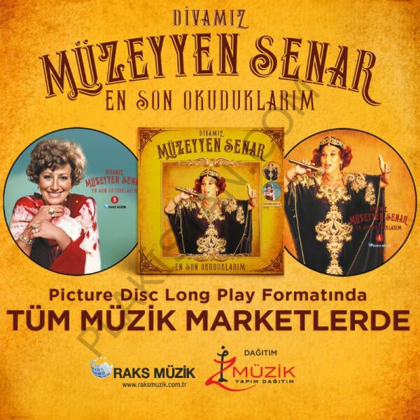 Müzeyyen Senar - En Son Okuduklarım / Diva'mız (Picture Disc) - LP PLAK