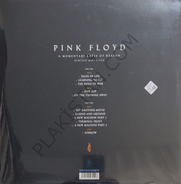 PINK FLOYD a Momentary Lapse of Reason Double LP Remastered LP PLAK