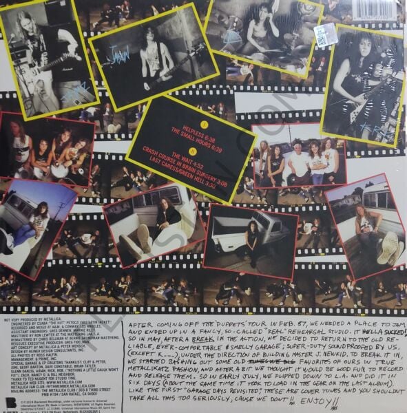 Metallica – The $5.98 E.P. - Garage Days Re-Revisited LP PLAK
