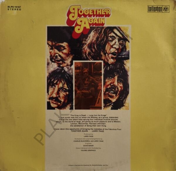 The Larry Page Orchestra And Chorus* – Their Melodies Together Again LP PLAK