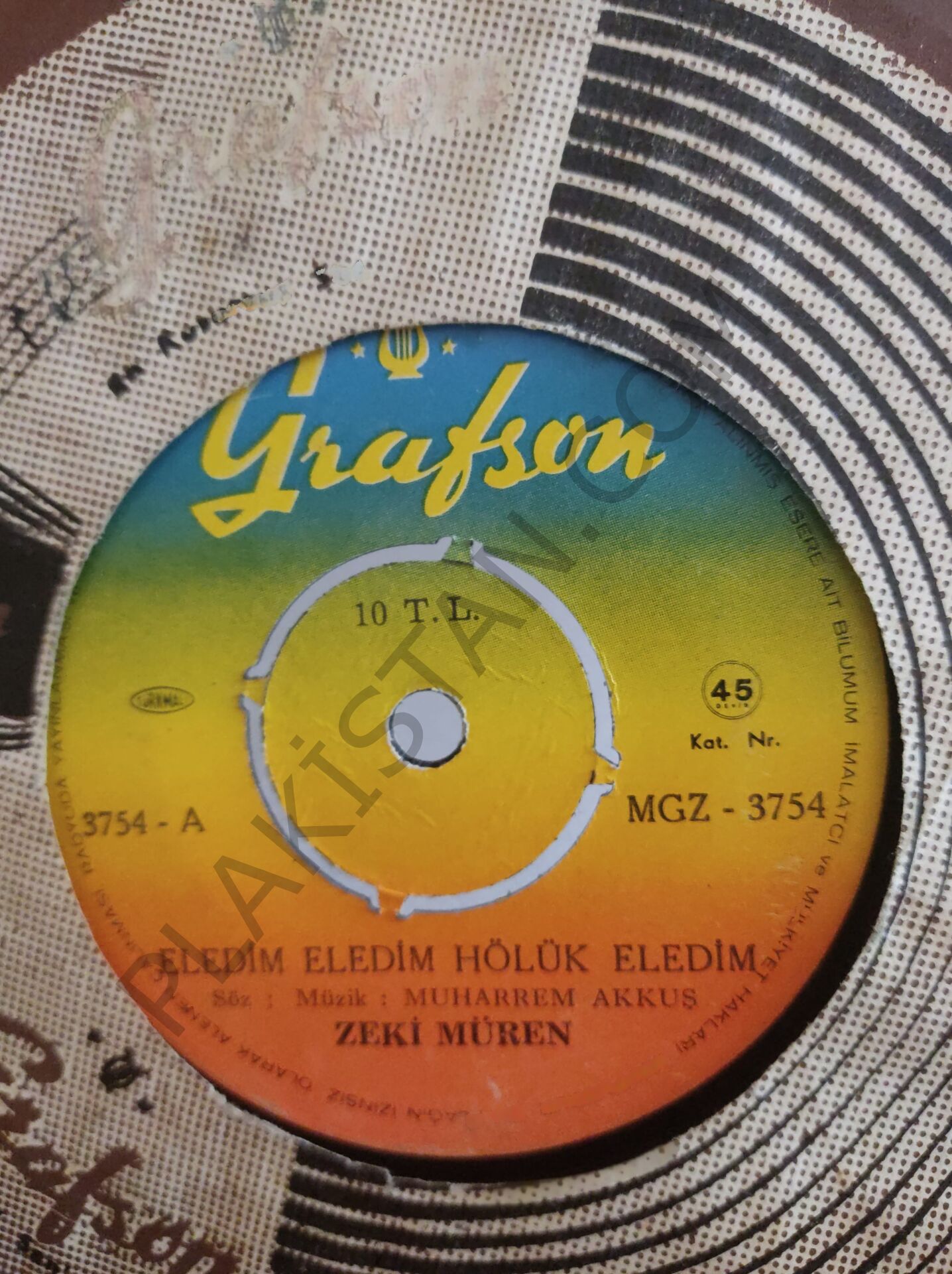 Zeki Müren - Böyle Bir Kara Sevda Kara Toprakta Biter 45lik
