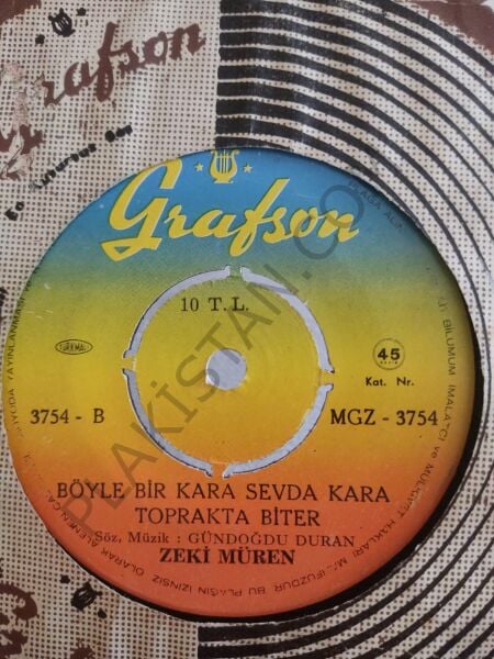 Zeki Müren - Böyle Bir Kara Sevda Kara Toprakta Biter 45lik