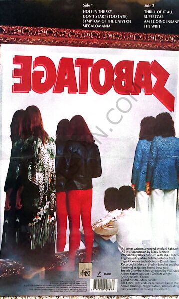 Black Sabbath - Sabotage LP PLAK