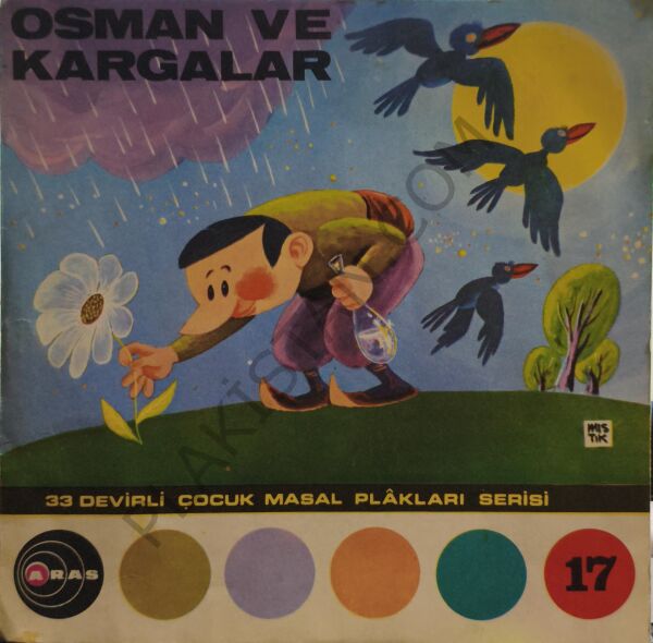 TİJEN YASA - BİR PADİŞAHIN ÜÇ OĞLU / OSMAN VE KARGALAR (MASAL PLAĞI) 33 DEVİR 45 LİK PLAK