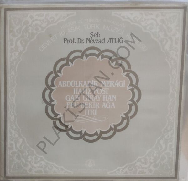 Prof. Dr. Nevzad Atlığ Klasik Türk Musikisi Abdülkadir Meragi LP