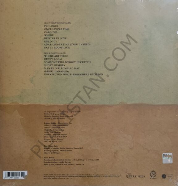 Evgeny Grinko - Tiny Mouse Tales / Naive Albüm LP PLAK