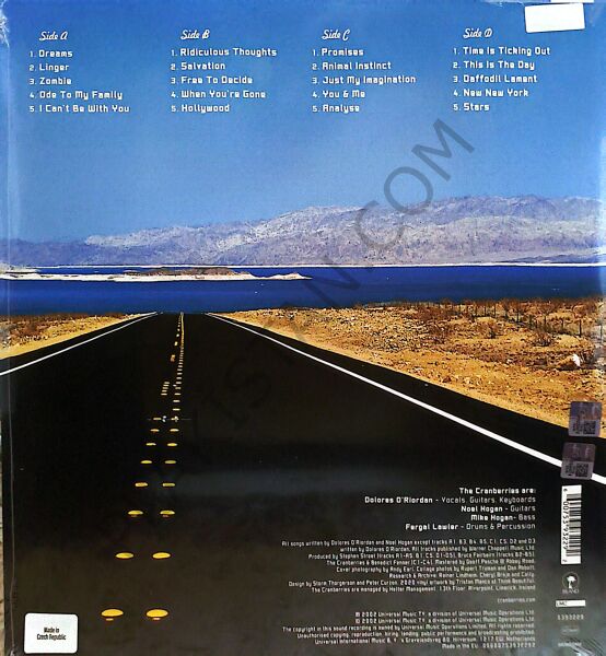 The Cranberries – Stars: The Best Of 1992-2002 LP PLAK