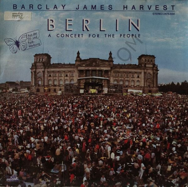BARCLAY JAMES HARVEST, BERLIN A Concert For The People, 1982 LP PLAK
