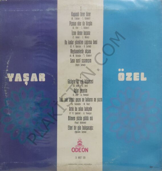 Yaşar Özel Artık Bu Solan Bahçede LP