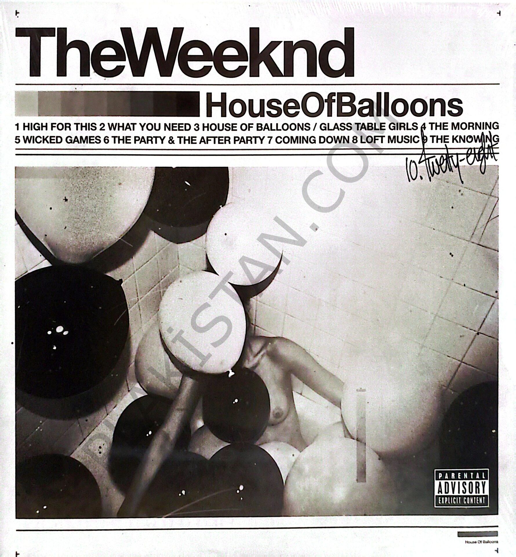 THE WEEKND - HOUSE OF BALLOONS LP PLAK