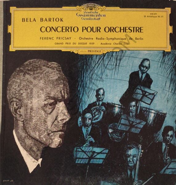 Bela Bartok* – Orchestre Radio-Symphonique de Berlin* - Ferenc Fricsay – Concerto Pour Orchestre LP PLAK