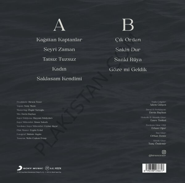 BİRSEN TEZEL - KAĞITTAN KAPLANLAR LP PLAK