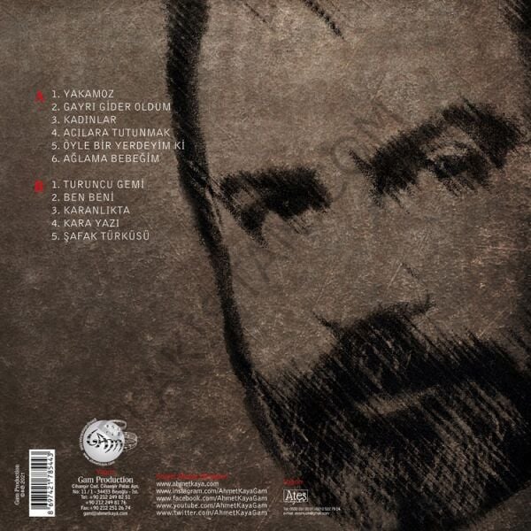 AHMET KAYA - YILDIZLAR VE YAKAMOZ LP PLAK