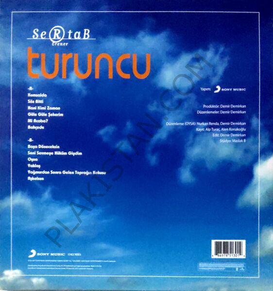 Sertap Erener turuncu LP
