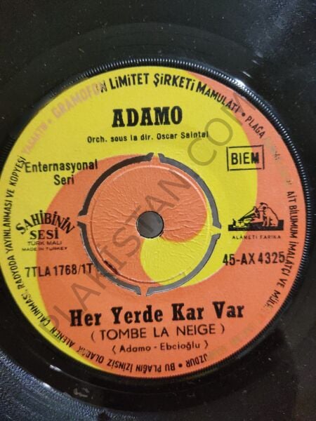Adoma - Her yerde kar var - 45 lik PLAK