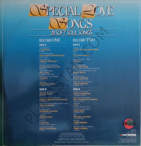 Special Love Songs - 28 Soft Soul Songs 2  LP PLAK