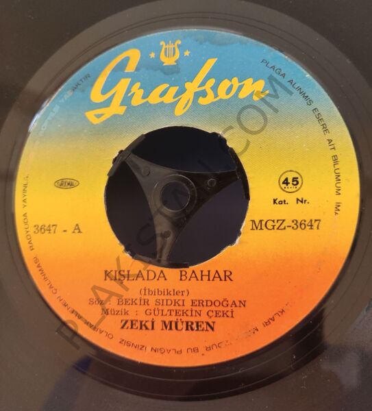 Zeki Müren Kışlada Bahar 45lik