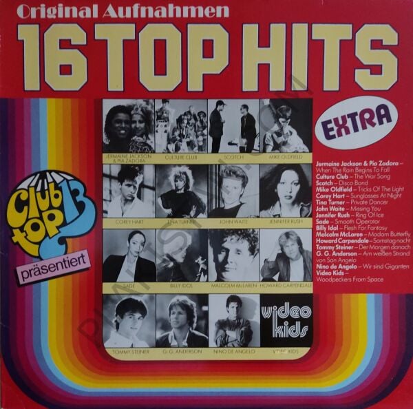 16 Top Hits Extra LP PLAK