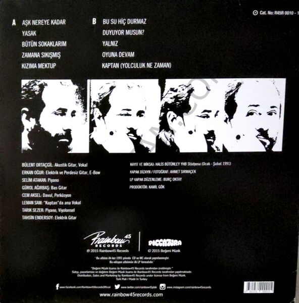 Bülent Ortaçgil oyuna devam LP