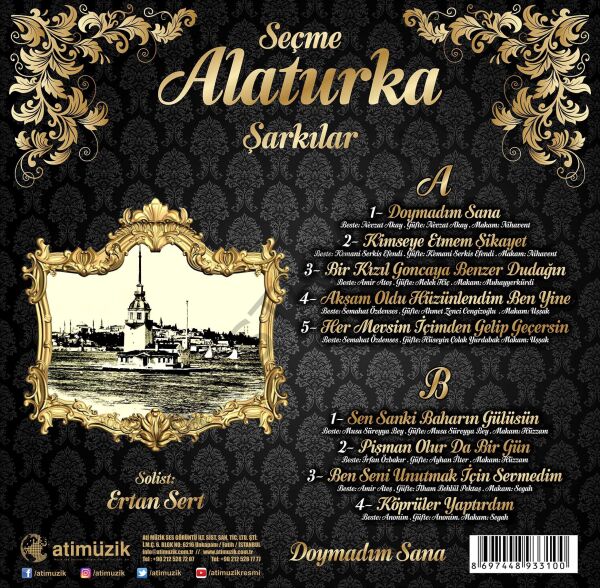 ERTAN SERT- SEÇME ALATURKA ŞARKILAR LP PLAK