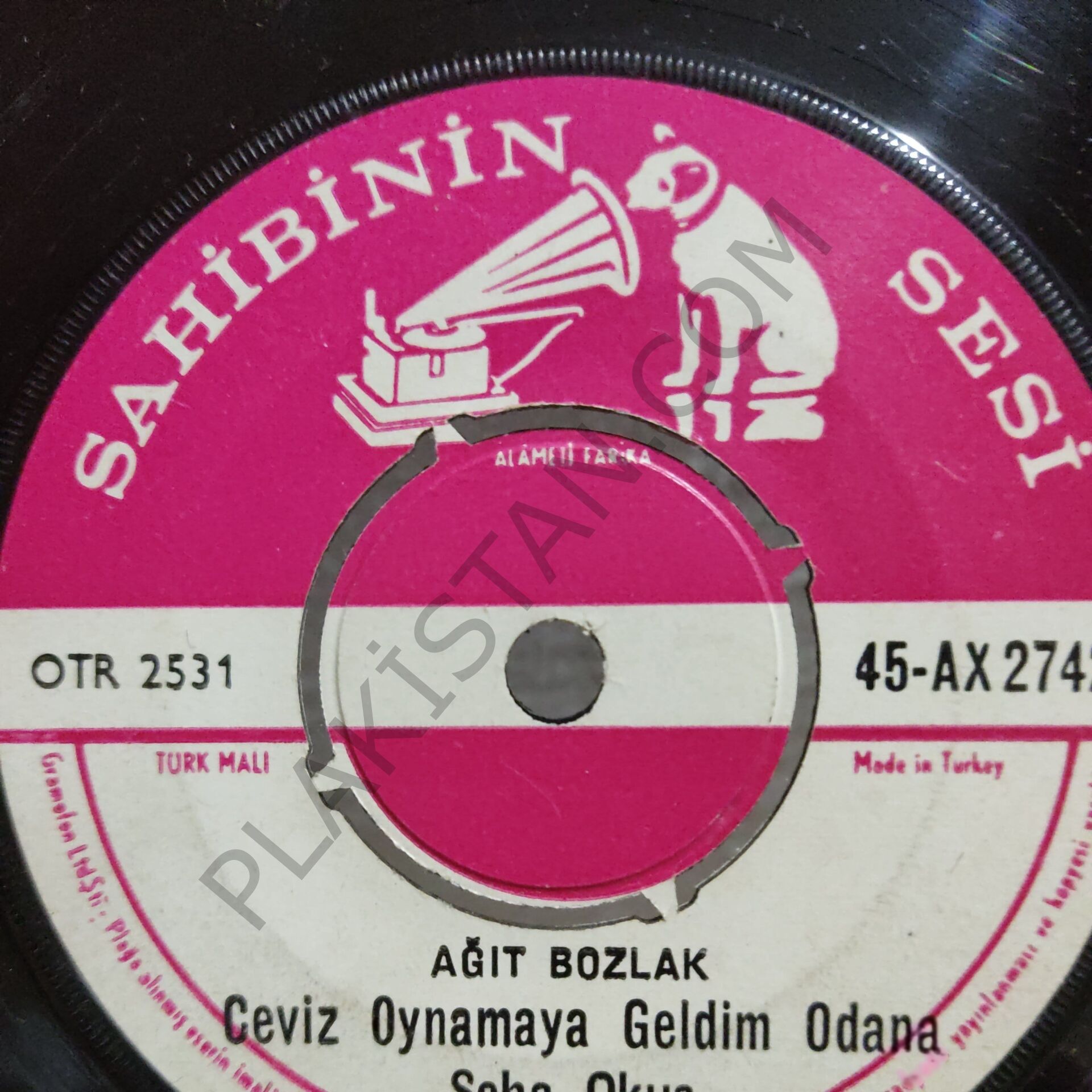 Seha Okuş - Ceviz oynamaya geldim odana  45lik PLAK