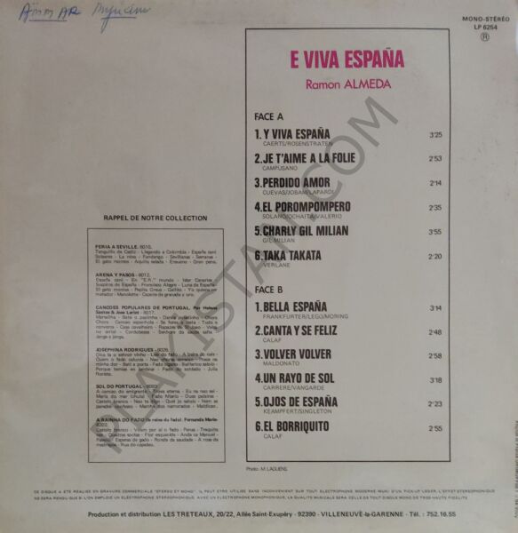 Ramon Almeda* – E Viva España LP PLAK