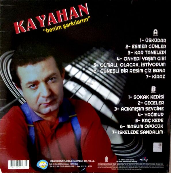 Kayahan benim şarkılarım LP