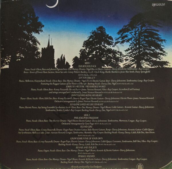 Elton John – Elton John's Greatest Hits Volume II LP PLAK