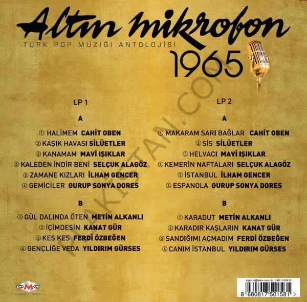 ALTINMİKROFON 1965 2 LP PLAK