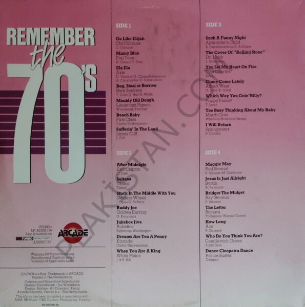 28 Golden Oldies Remember The 70's Double LP PLAK
