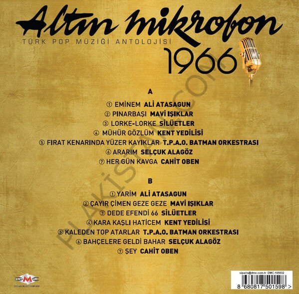 ALTIN MİKROFON 1966 2 LP PLAK