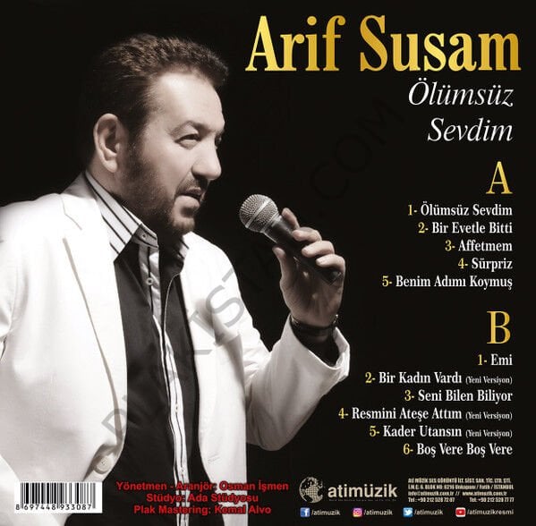 Arif Susam – Ölümsüz Sevdim LP PLAK