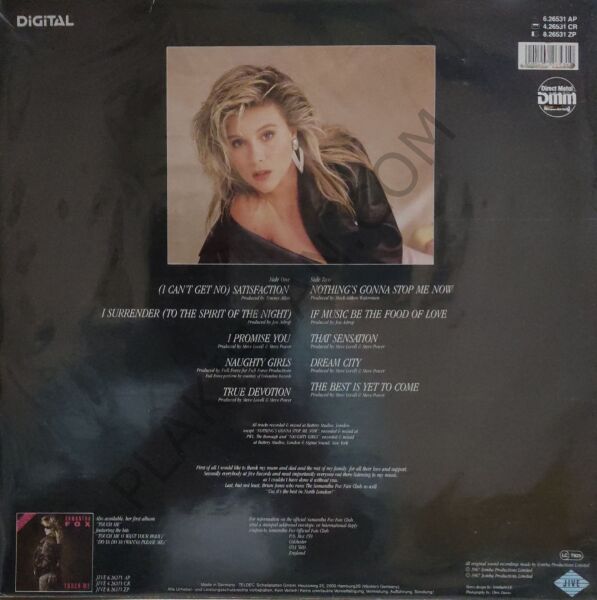 Samantha Fox – Samantha Fox LP PLAK