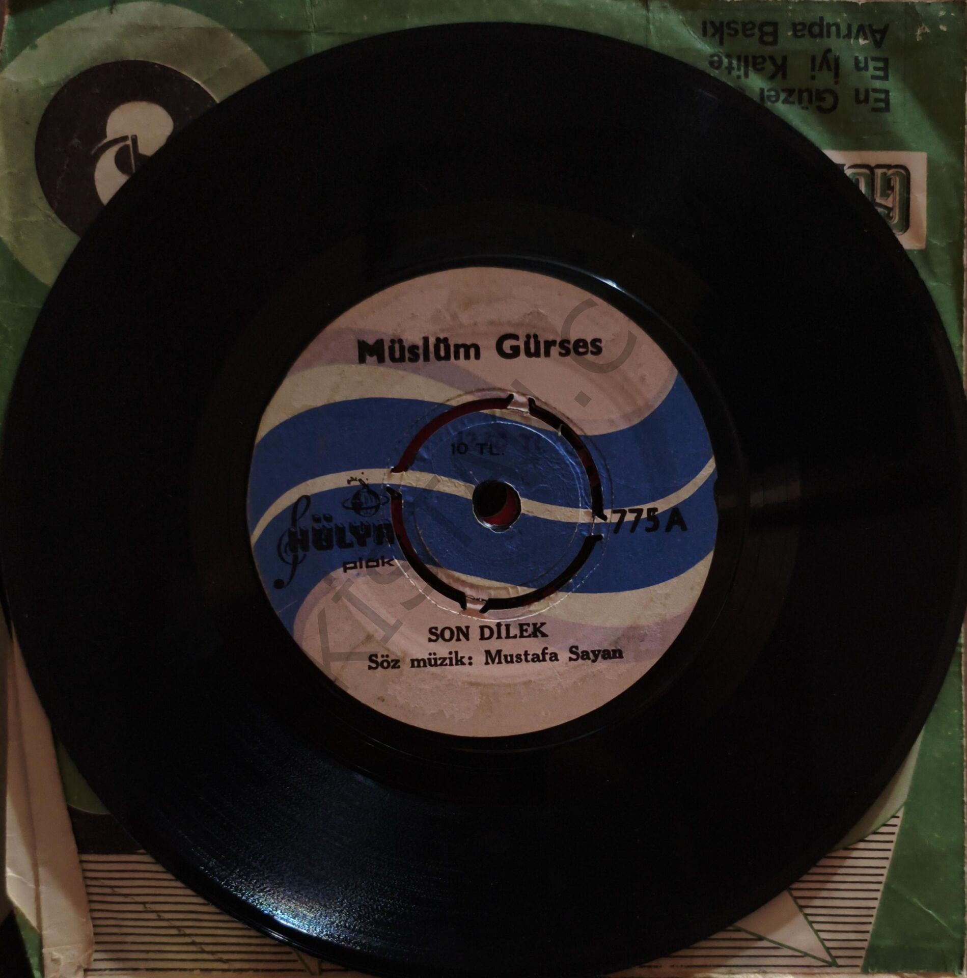 Müslüm Gürses - Son Dilek 45 LİK PLAK