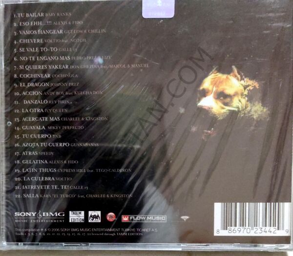 DJ KARA REGGAETON V.I.P CD+DVD SIFIR  SIFIR ORJ BANDROLU