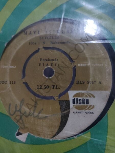 Mavi Işıklar Sevgilim 45 LİK PLAK