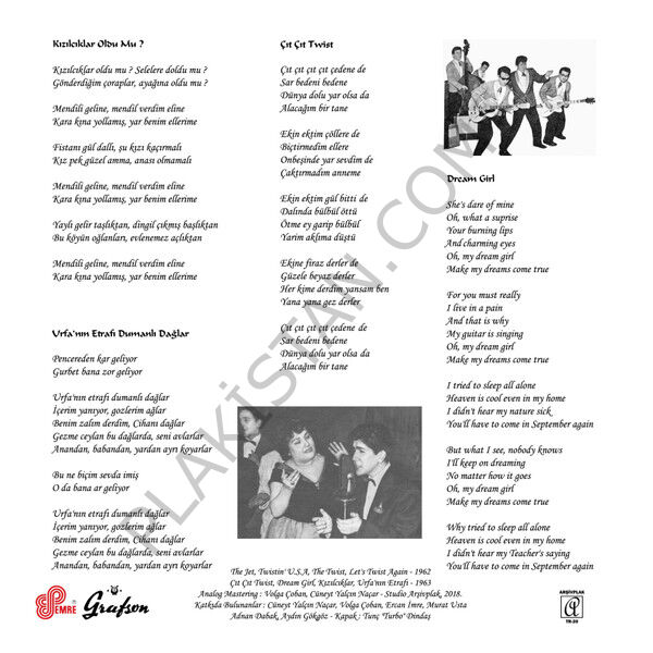 BARIŞ MANÇO - 1962-1963 LP PLAK
