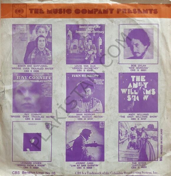 Andy Williams – Love Story / May Each Day 45 LİK PLAK