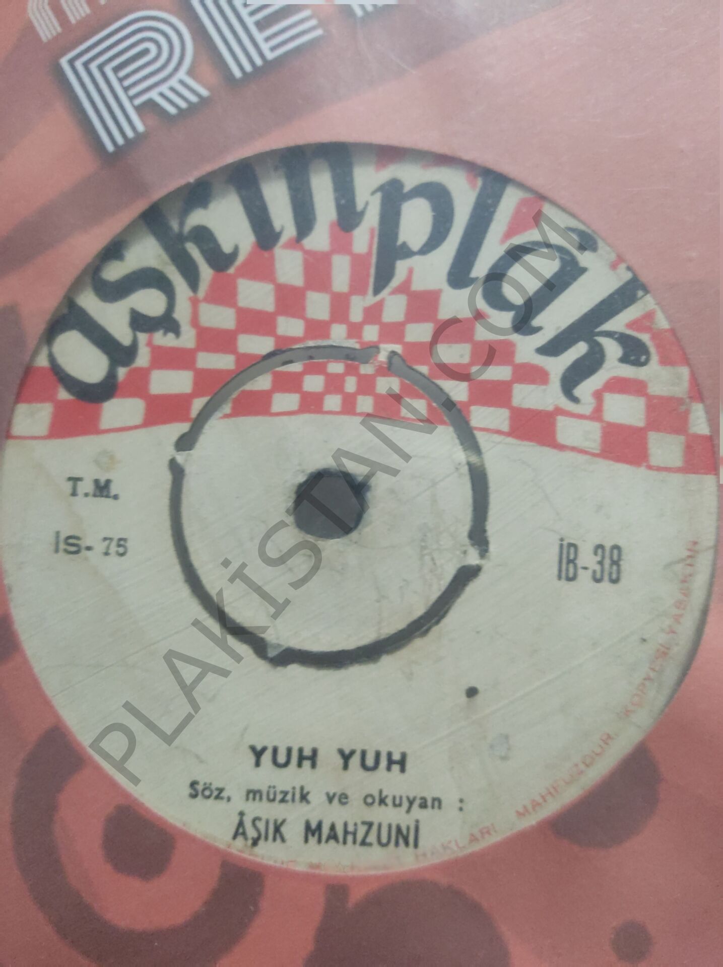 Aşık Mahzuni - Yuh Yuh 45lik