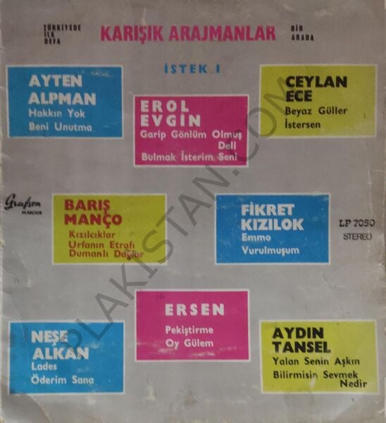 Karışık Arajmanlar  LP PLAK