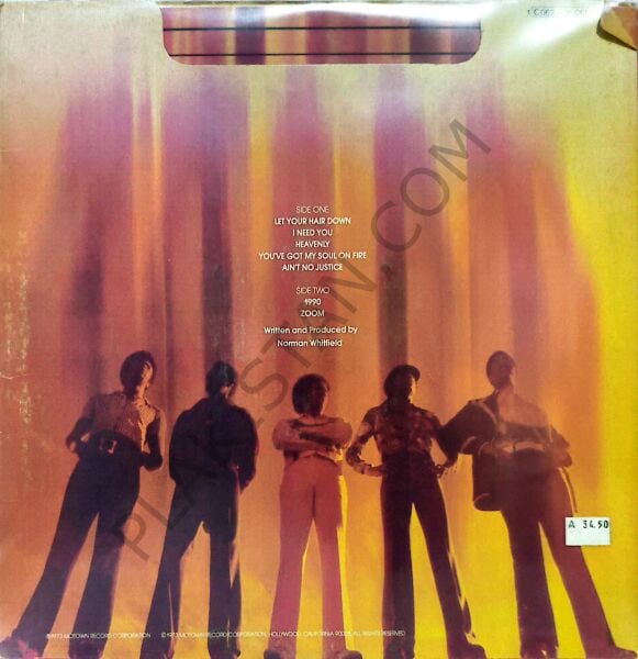 The Temptations ‎– 1990 LP PLAK
