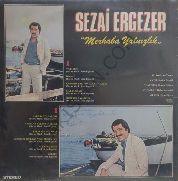 Sezai Ergezer Merhaba Yalnızlık LP PLAK