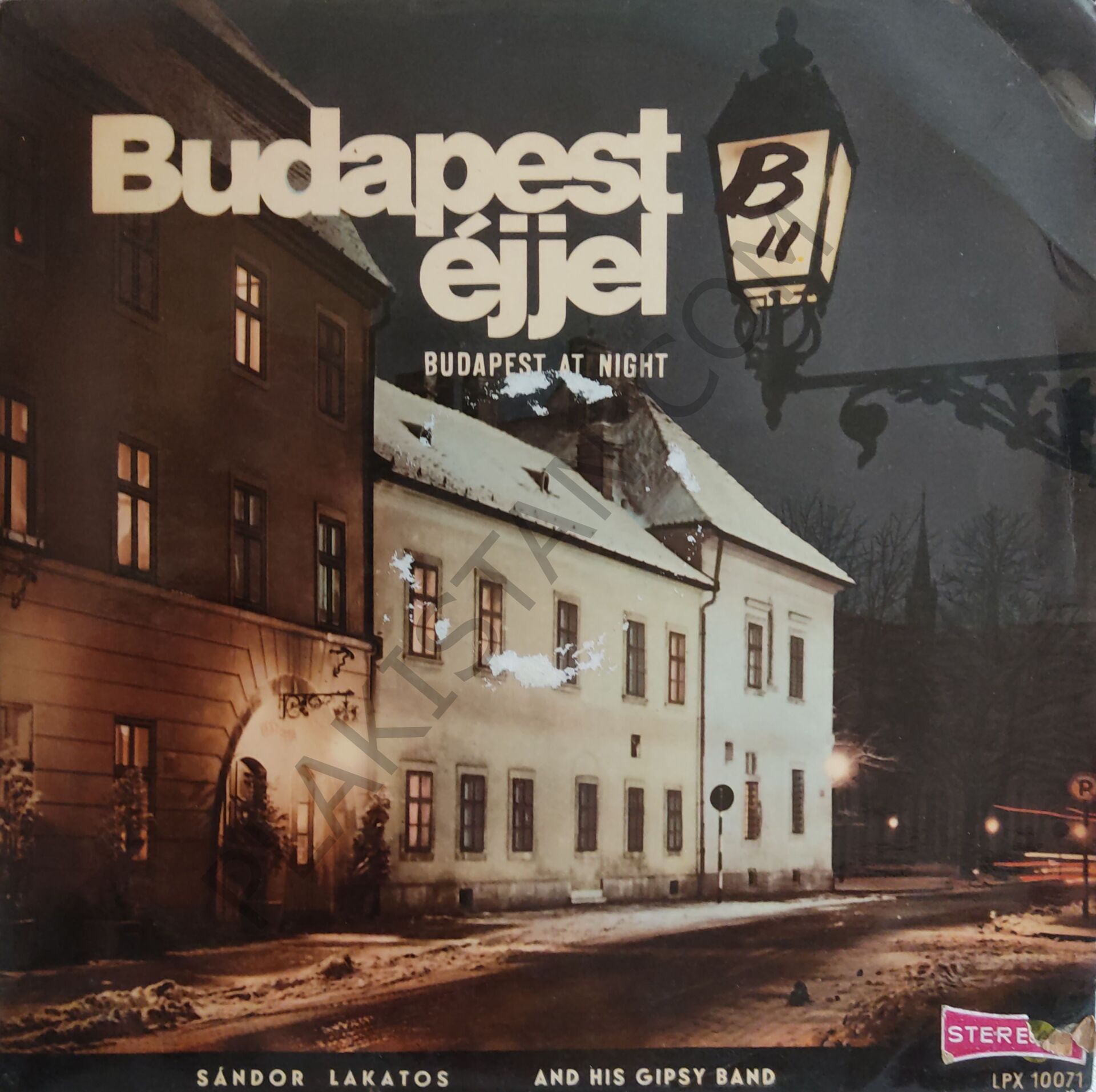 Sándor Lakatos And His Gipsy Band – Budapest Éjjel / Budapest At Night LP PLAK