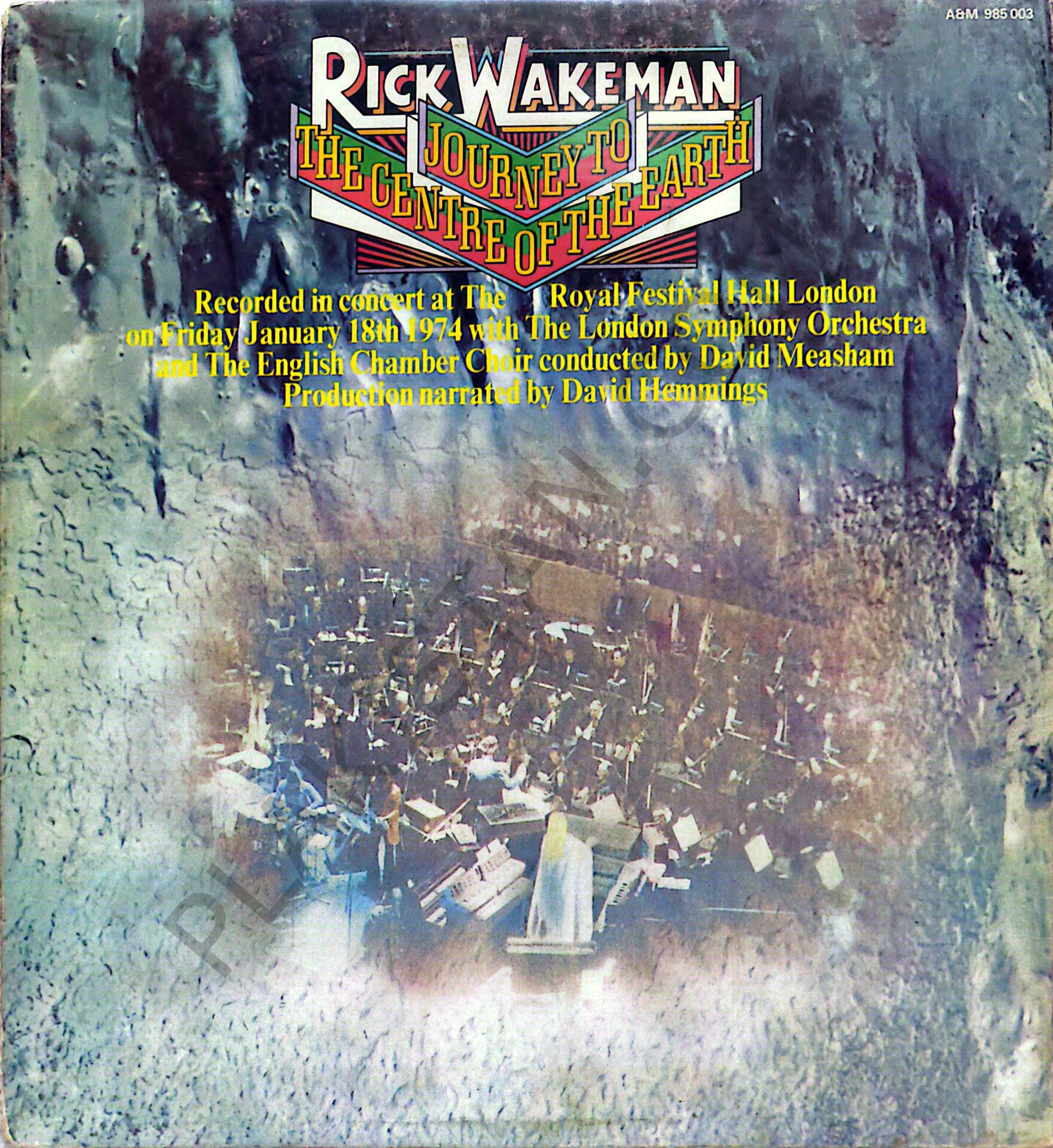 RICK WAKEMAN - JOURNEY TO THE CENTRE OF THE EARTH LP PLAK