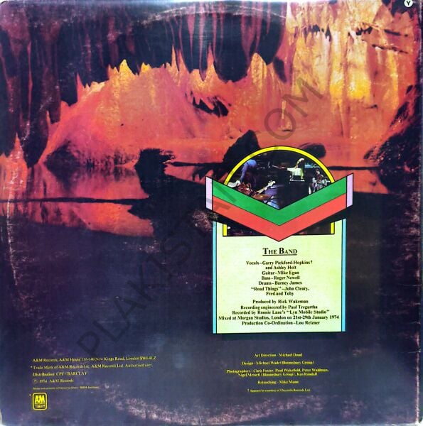 RICK WAKEMAN - JOURNEY TO THE CENTRE OF THE EARTH LP PLAK