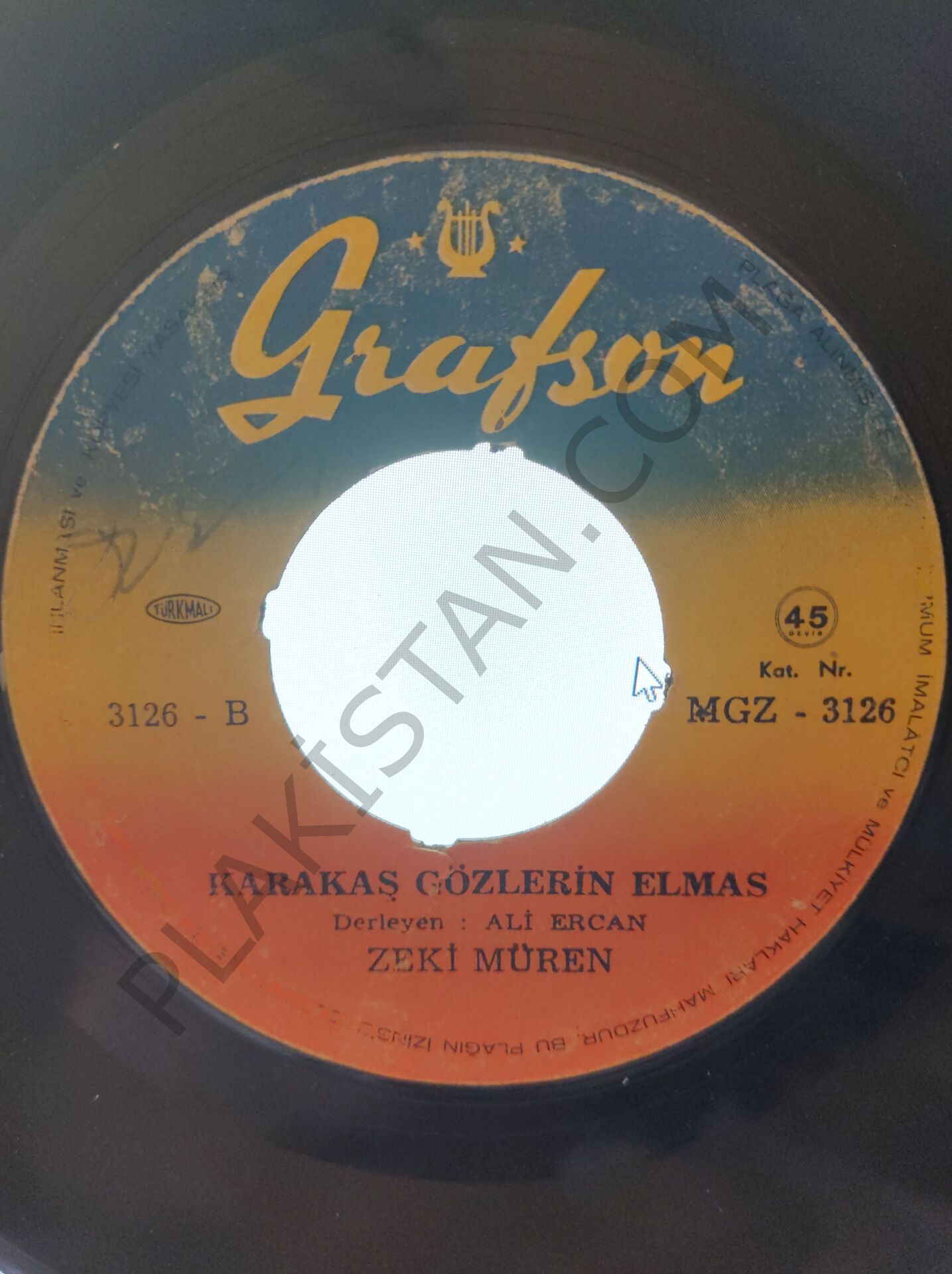 Zeki Müren Kimi Dertten İçermiş Kimi Neşeden 45lik
