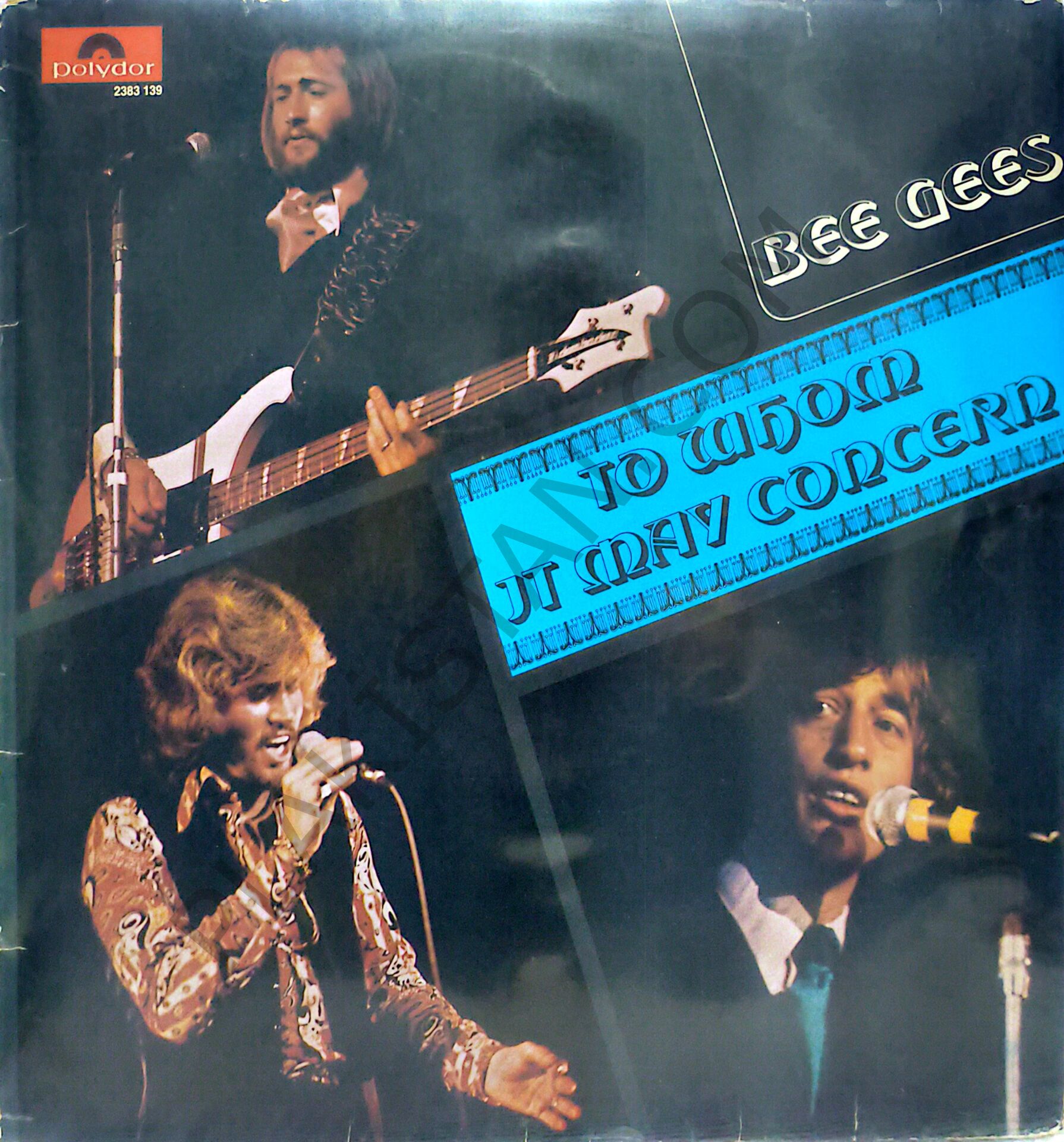 BEE GEES - TO WHOM IT MAY CONCERN 1972 LP  PLAK
